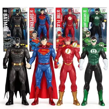 Resnično Pooblaščeni Superheroj Lutka DC Justice League Batman, Superman Flash Zelena Luč Igrača Darilo za Rojstni dan Slika Lahko Oddajajo Svetlobo