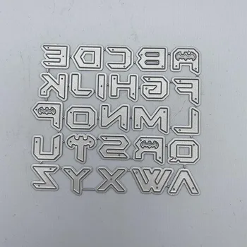 Rezanje kovin Matrice Bat angleške abecede Matrice za DIY Scrapbooking/foto Album znamk Dekorativne Reliefi DIY Papirja