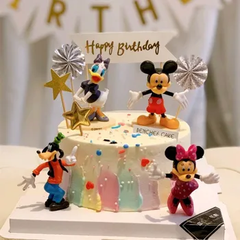 Risanka Mickey miške Minnie Peko Torta Okraski Okraski, Torta, Pokrivalo Otroka Rojstni dan Dekoracijo Dobave Darilo za Rojstni dan
