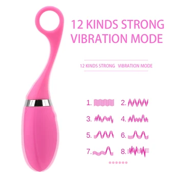 Sex Igrače za Ženske z Brezžičnim Daljinskim 12 Hitrost Skok Jajce Vibrator Vibracijsko Jajce G-spot Vibrator za Klitoris Spodbujanje