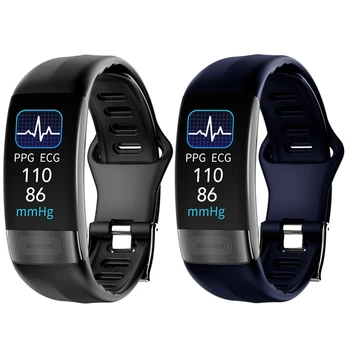 Smartband P11 Plus EKG Watch Srčnega utripa PPG Smart Nepremočljiva