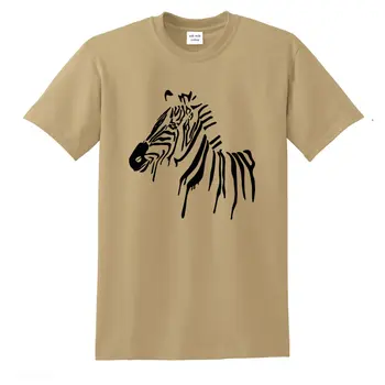Svoboden slog Zebra tiskanje moški majica s kratkimi rokavi Moški vrhunske Kakovosti bombaž priložnostne majice o-vratu smešno mens tshirt vrhovi tees