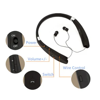 SX-991 Šport Teleskopsko Zložljivi Žično Bluetooth 4.1 Stereo Slušalke Slušalke