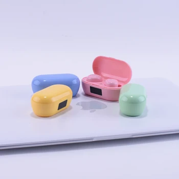 TAOCHIPLE S100 Brezžična tehnologija Bluetooth 5.0 TWS Ušesnih Čepkov Šport Macaron Slušalke s polnjenjem POLJE Za xiaomi pametni telefon oppo