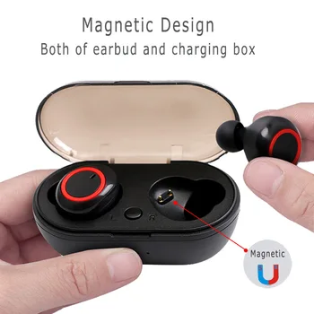 TWS Bluetooth-združljive Slušalke Brezžične Slušalke Stereo Slušalke Šport Čepkov šumov Mikrofona S Polnjenjem Polje