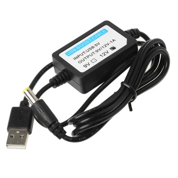 USB 5V, Da 12V 5.5x2.1mm Korak navzgor, Adapter Kabel Za WiFi Usmerjevalnik LED Trak Svetlobe 77HA