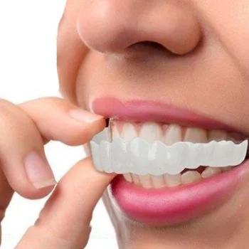 Ustna Higiena Za Slabe Zobe Nasmeh Furnir nestrupeno Praktično Plastični Nasmeh Ponaredek Zob Kritje Ortodontskega Oklepaji Teether Izdelki
