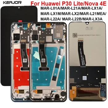 Zaslon Za Huawei P30 Lite MAR-LX1M/LX1A LCD-Zaslon Računalnike Skupščine Zamenjava Za Huawei P30 P 30 Lite Zaslon Testiran ter