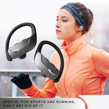 Športnik Tws Res Nizko Šport Bluetooth Slušalke Brezžične Stereo Bluetooth Šport Kavelj za Iphone, Samsung Proso Dostava Brezplačna