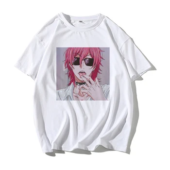Ženske majice Japonski Anime Yarichin B Klub Estetike Prevelik T-majica s Kratkimi Rokavi Harajuku Kawaii Vrhovi Ženski Tees